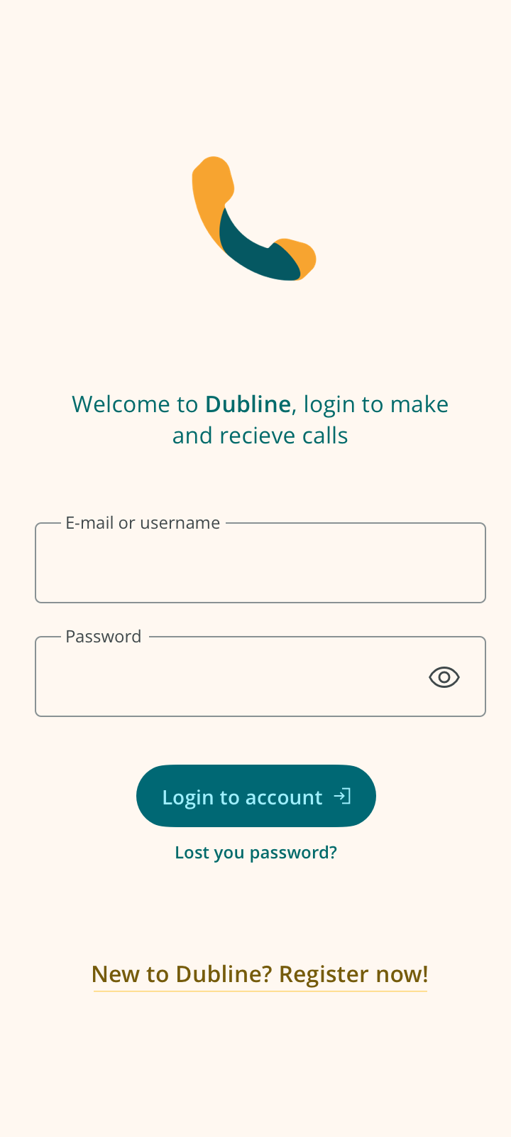 Dubline app op Android met DND actief